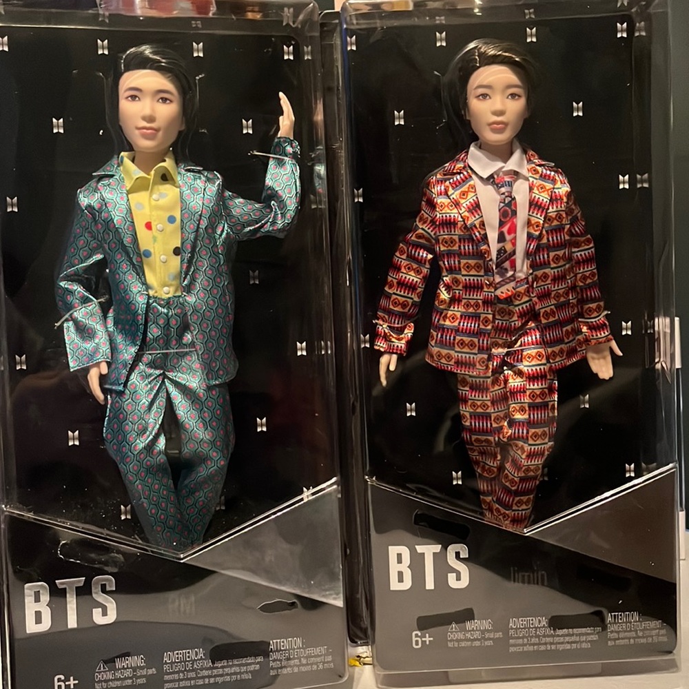 BTS dolls of RM & Jimin